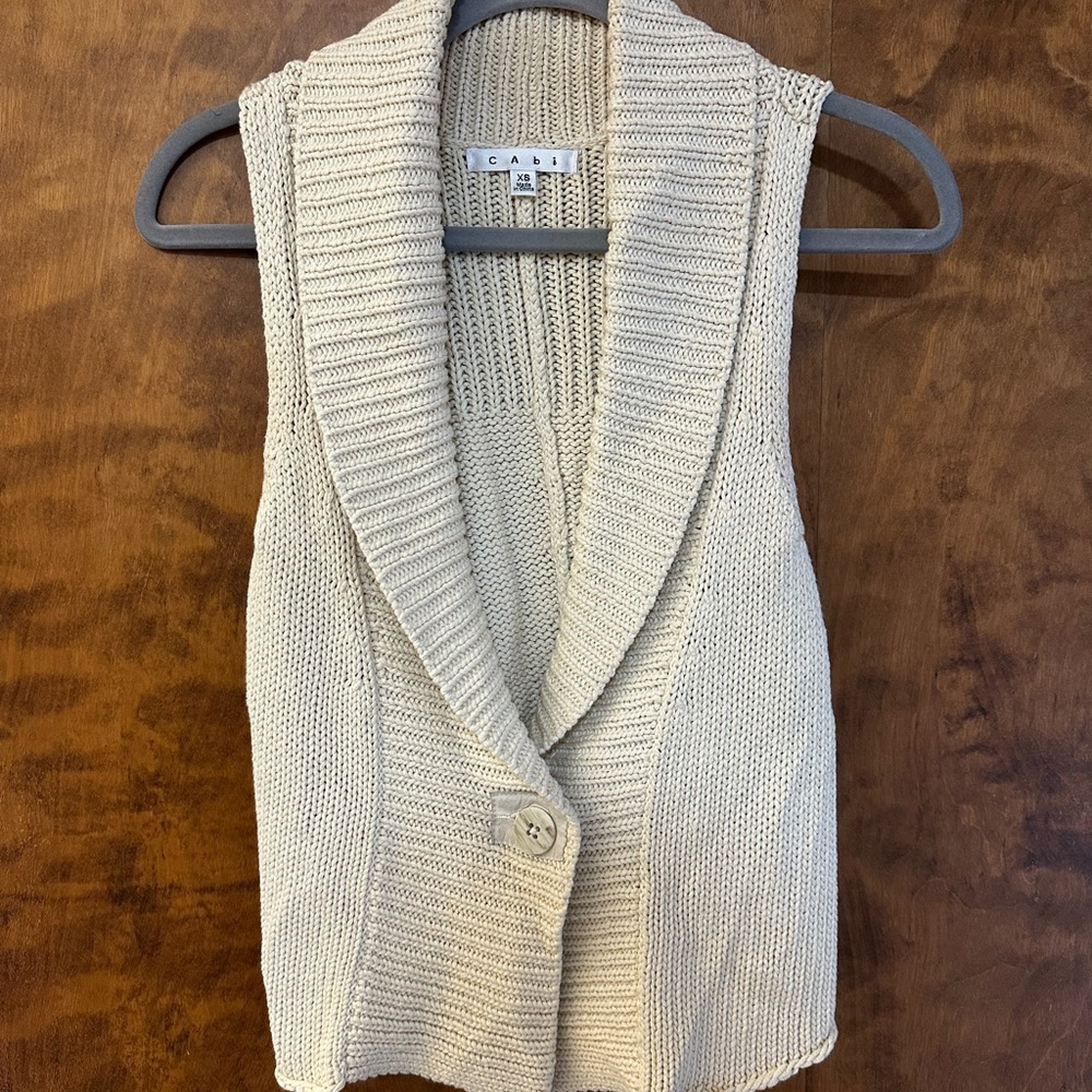 Cabi Knit Sweater Vest